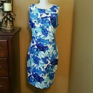 Calvin Klein Sleeveless Floral Dress